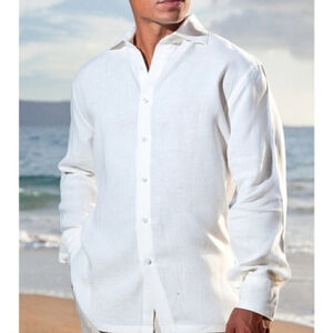 Men's Amalfi Linen Long Sleeve Shirt